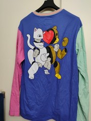 Teddy Fresh x RIPNDIP Colorful Block T-shirt Medium 100% Cotton RARE css84-A