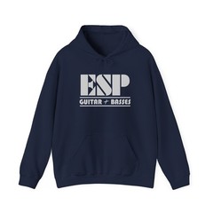 ESP Basses Logo Unisex Heavy Blend Hoodie Guitar Music Casual S–5XL