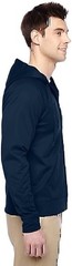 Jerzees Men’s Hoodie Sweatshirt NuBlend Moisture Management Full Zip Fleece