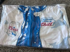 NEW Coors Light IOWA Adult Winter Holiday Hoodie Full Body Suit Size XXL