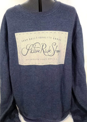 Active Ride Shop-Mens Pullover Sweatshirt-XL Extra Large-Blue-Long Sleeve-Casual