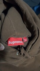 Supreme Lace Hooded Sweatshirt SS22SW12 DK BROWN DS MENS XL