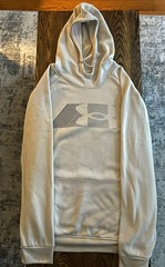 Under Armour Men’s Fleece beige Graphic Logo Hoodie