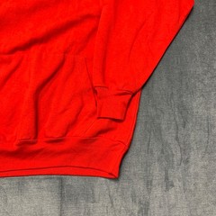 Life Authentic Apparel Hoodie Mens 2XL Red Cotton Fleece Lined Drawstring Cozy
