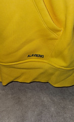Men’s Alaviking Oversized Zip Up Hoodie Jesse Pinkman Type Yellow XL