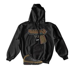 Hooded Sweatshirt To Match Jordan 9 Olive – On Point Hoody