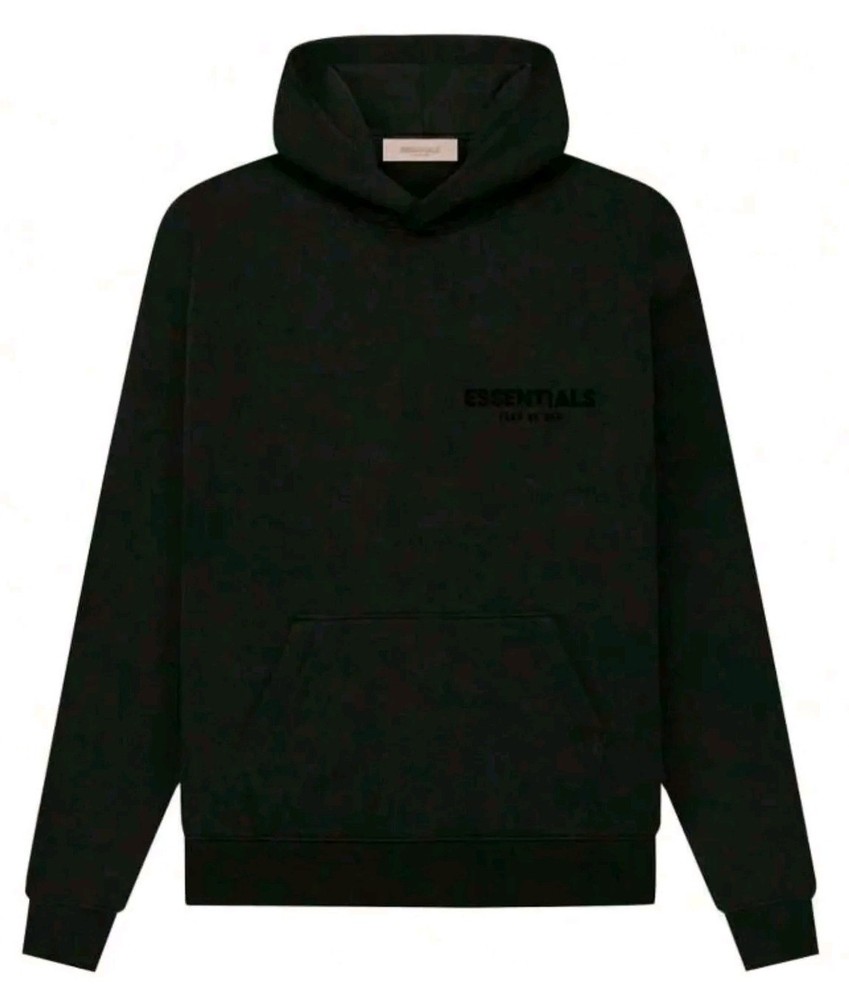 Fear of God Essentials Pullover Hoodie ‘Stretch Limo’ Hooded Sweatshirt Size S