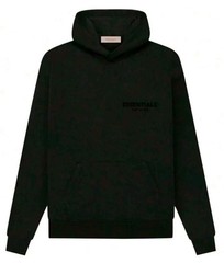 Fear of God Essentials Pullover Hoodie ‘Stretch Limo’ Hooded Sweatshirt Size S
