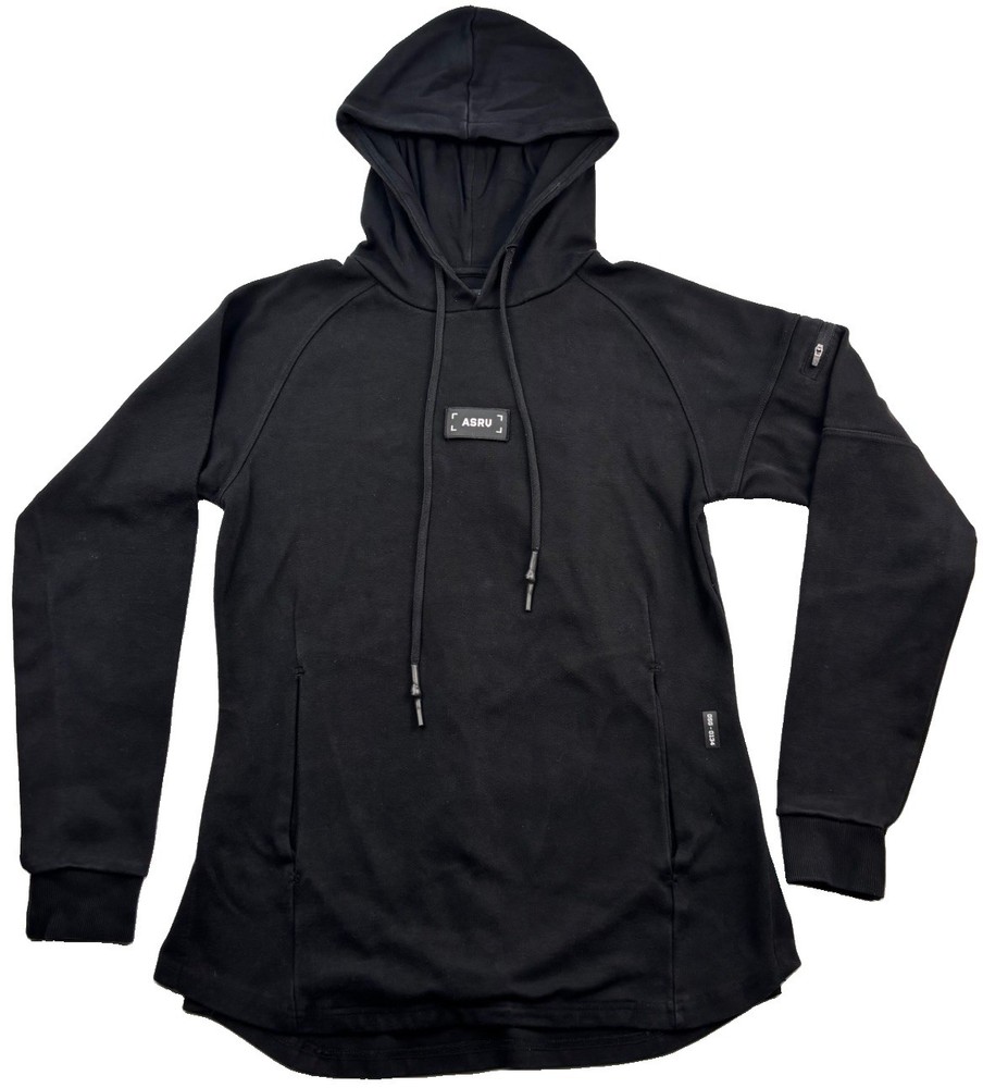 ASRV DSG-0134 Black Arm Pocket Black Drawstring Hoodie Men’s Small 2018/2019