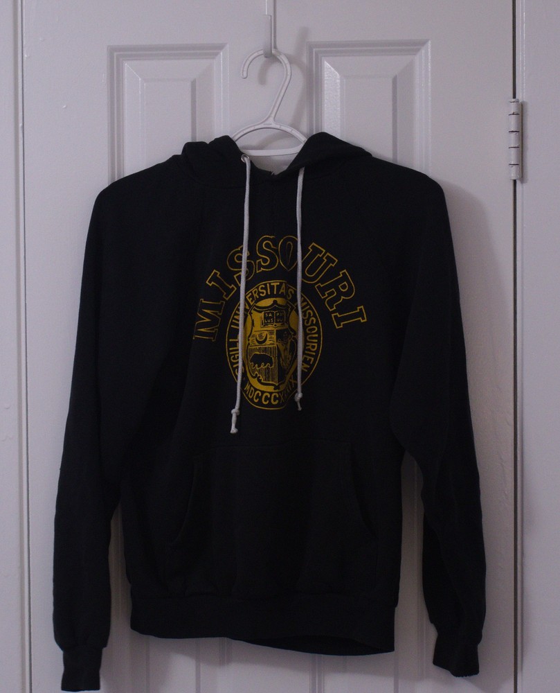 University of Missouri Vintage Hanes Hoodie Made in USA | REPAIRED *READ DESC*