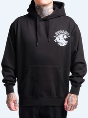 Sullen Men’s Steamboat Sullie Pullover Hoodie Tattoo Art Cartoon Mouse Hoody