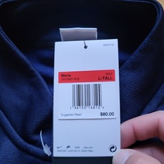 Nike Therma Fit Sweatshirt Mens LT Navy 1/4 Zip Fleece Lined Polyester School