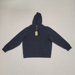 Outdoor Life Men’s Full Front Zipper Solid Fleece Hoodie Color Black Size L
