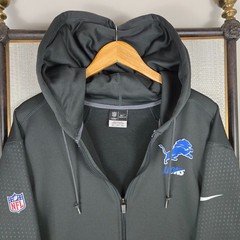 NIKE x LIONS Mens Size 3XL On-Field Therma-Fit Hoodie Full Zip Sweatshirt XXXL