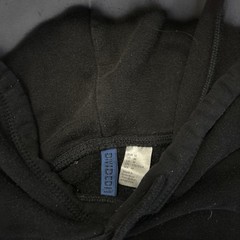 DIVIDED Men Black Pullover Hoodie SizeM PreOwned Drawstring hood Kangaroo pocket