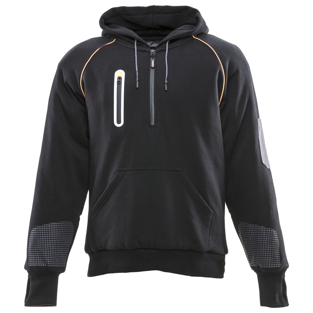 RefrigiWear Men’s PolarForce Sweatshirt Insulated Hoodie with Performance-Flex