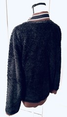 UNBRANDED MENS ZIP UP MICROFIBER x FLEECE REVERSIBLE WORKWEAR JACKET Large/XL