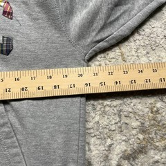 MV Sport Grey Plaid Letter Graphic “MUSC” Hoodie Sweatshirt Size S