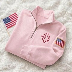 Embroidered J.E.E. Epstein USA Quarter Zip Sweatshirt Jeffrey Epstein Embroidery