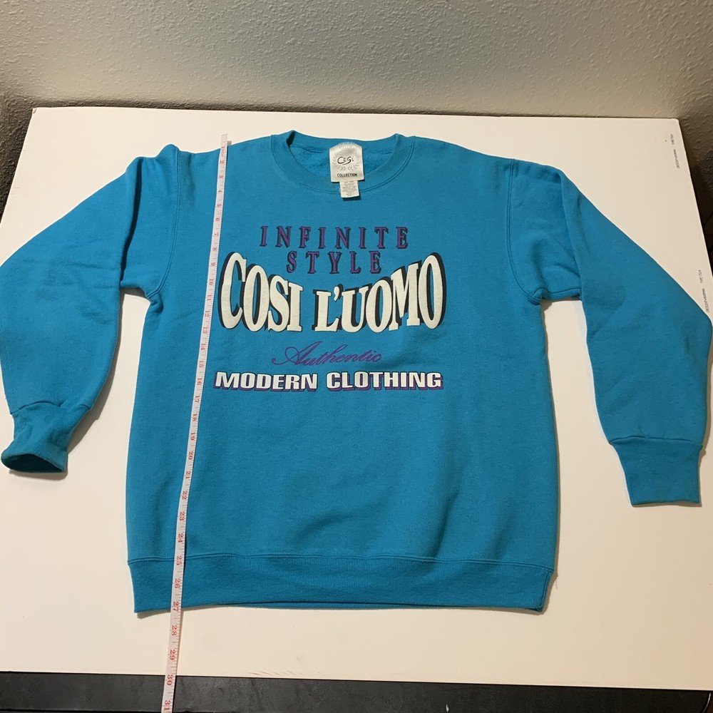 Cosi L Uomo Italy Sweatshirt Vintage 1980s United Colors Benetton Sweater USA