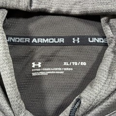 Under Armour Mens Hoodie Size XL Gray Fitted Pullover Athletic Performance
