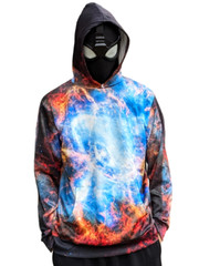 AMIALA Universe Crab Nebula Hooded Sweatshirt, 3D Unisex Hoodies S M L XL 2XL