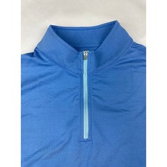 Peter Millar Quarter Zip Men’s XL Blue Performance Pullover Golf – Flaw