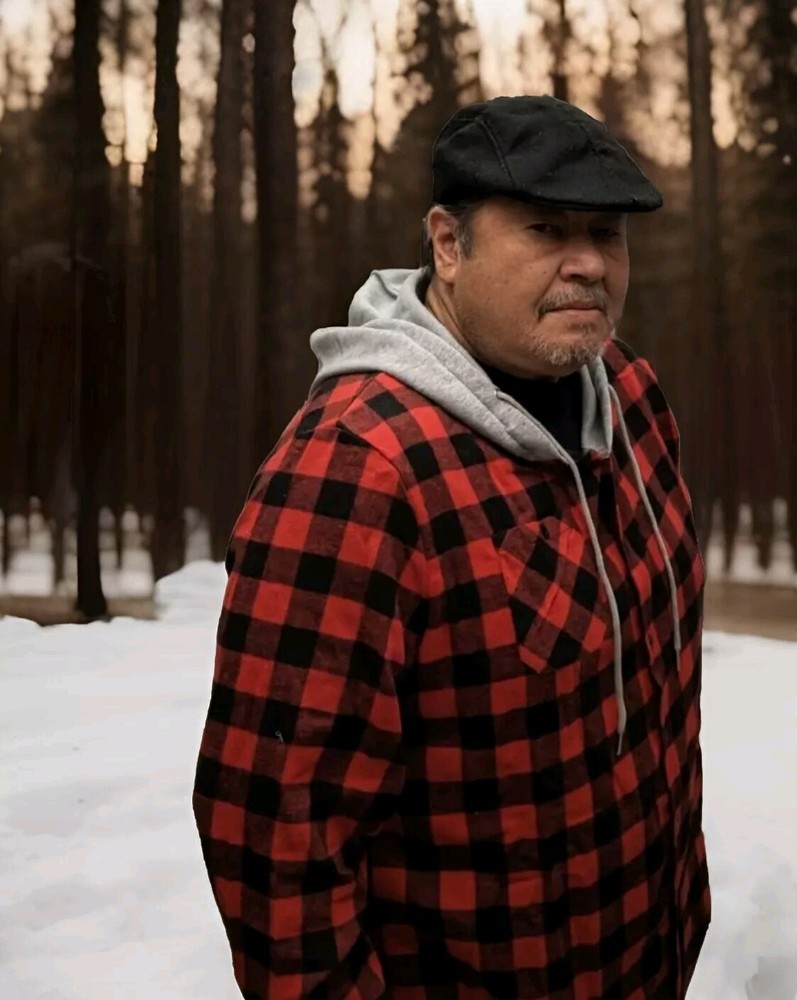 Hoodie Blue-Red-Purple-Green Dark Gray Shirt Flannel Look L-XL-2XL-3XL Free Ship