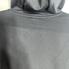 Nike Hoodie Mens Small Black White Script “Just Do It”Swoosh Pullover Sweatshirt