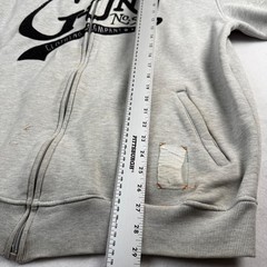 G-Unit Heavy Weight Full Zip Hoodie Mens 2XL Gray Y2K Hip Hop 50 Cent Vintage