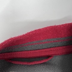 LL BEAN Men’s M Dark Red Crewneck Microfiber Fleece Pullover Zipper Chest Pocket
