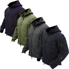 Tactical Recon Fleece Jacket Army Hoodie Security Police Hoody Combat Full Zip