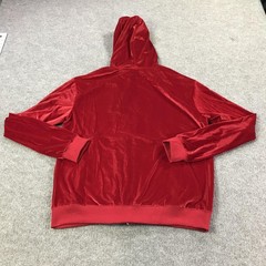 Guapi Hoodie Mens XL Red Velvet Skull Rhinestone Full Zip Limited Edition Jacket