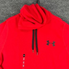 Under Armour Hoodie Sweatshirt Mens Large Red Long Sleeve All Seasons Gear New
