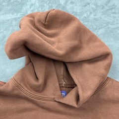 Yeezy x GAP Padded Cotton Brown Hoodie Size XS Pocket Heavyweight