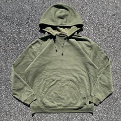 Anvil Sustainable Olive Green Boxy Hoodie