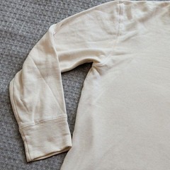 Jungmaven Sweatshirt Mens Large White Hemp Organic Cotton USA Crewneck Pullover