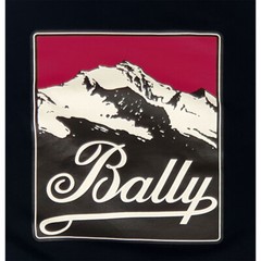 Bally 6301180 Black Mountain Graphic Sweatshirt MSRP $499.00