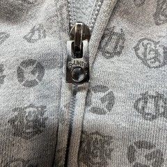 Vintage Y2K G-Unit Heavy Weight Hoodie Men’s XL Gray Full Zip AOP 50 Cent