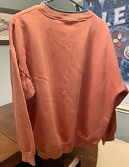 Vintage 90s Leisure Line New Zealand Em Logo Sweatshirt,Size XL, Orange