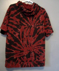 NO BOUNDARIES SHORT SLEEVE FLEECE HOODIE, UNISEX SIZE M(38-40)