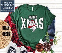Merry Christmas Santa Holiday Sweatshirt Festive Apparel