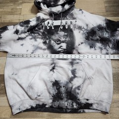 Ice Cube Official Hoodie Mens L Tie Dye Rap Hip Hop Merch Oversized Boxy Fit Y2K