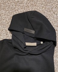 Fear Of God Essentials Hoodie pullover stretch limo black SMALL S FREE SHIPPING