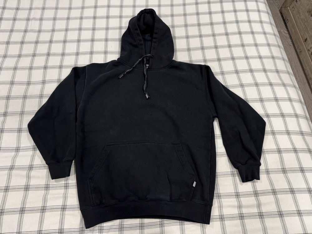Pro Club Men’s Heavyweight Pullover Hoodie Size L Black **READ**