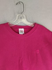 Vintage Olympics Sweatshirt Adult Large Purple Long Sleeve Crew Neck Logo USA