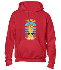 TROPICAL CHIC HOODY HOODIE FUNNY JOKE SUMMER CASUAL HOLIDAY CLOTHING TOP