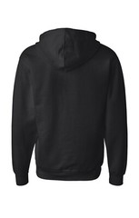 Independent Trading Co Midweight Hooded Full Zip Sweatshirt SS4500ZP New Black L