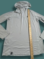 Himali Grid Hoodie Men’s Eclipse Sun Hoodie Gray Storm Spf Hiking *read*