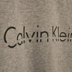 Calvin Klein Men’s Grey Crewneck Sweatshirt Size Small Designer Logo Essentials